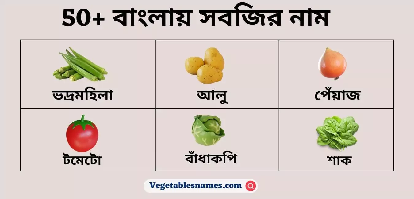 Vegetables names in Bengali